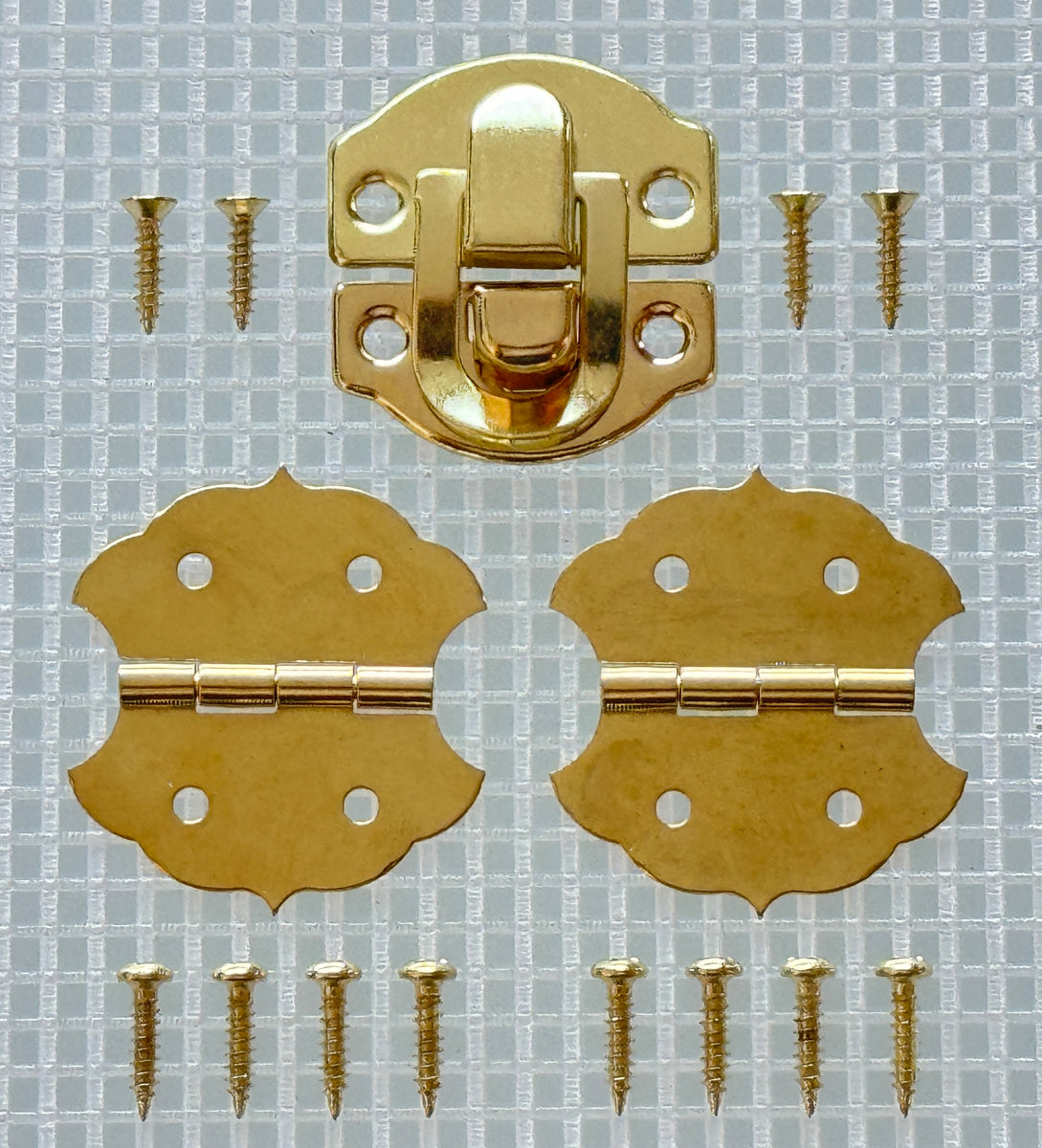 Y031 Kit - Decorative Brass Hardware Box Kit – Small Box Hardware