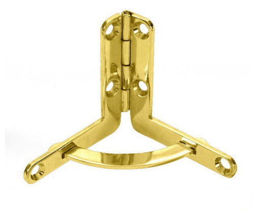 A861 - 1 1/4'' X 1 1/4'' Solid Brass Quadrant Hinge – Small Box Hardware